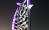 Hotel Burj Al Arab vue de nuit