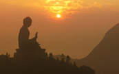 Silhouette de Buddha