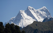 Une vue de l'hymalaya du Bhoutan