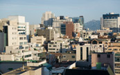 Vue du centre-ville de Seoul