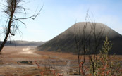 Volcan sur l'le de Java