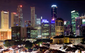 Singapour la nuit