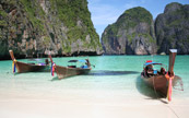 Phuket, Thailand - Bateau  la plage