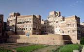 Jardin dans la ville de Sana